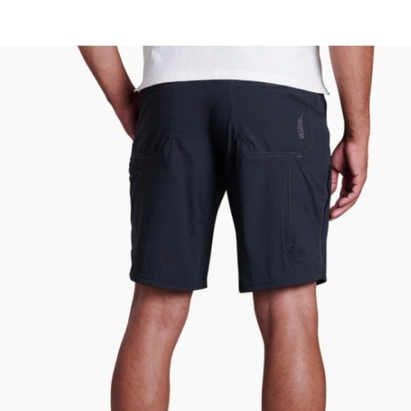 KUHL RENEGADE ROCK SHORTS. KOAL BLACK. SZ 42. UPF50+ WATER RESIST. - Picture 2 of 11